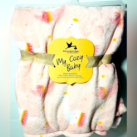 Berkshire Other Adirondack Baby By Berkshire My Cozy Baby Blanket Pink With Dinosaur